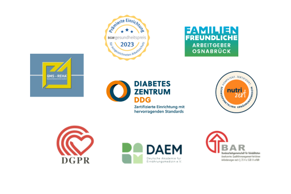 Logos aller Partner der Klinik